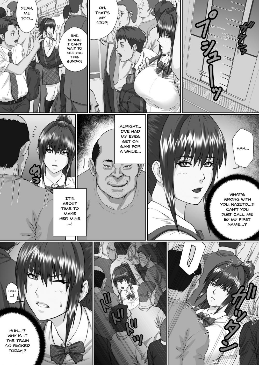 Hentai Manga Comic-A Woman Cant Get Away After Being Targeted By This Horny Old Man~Senaga Saki Hen Vol. 1~-Read-3